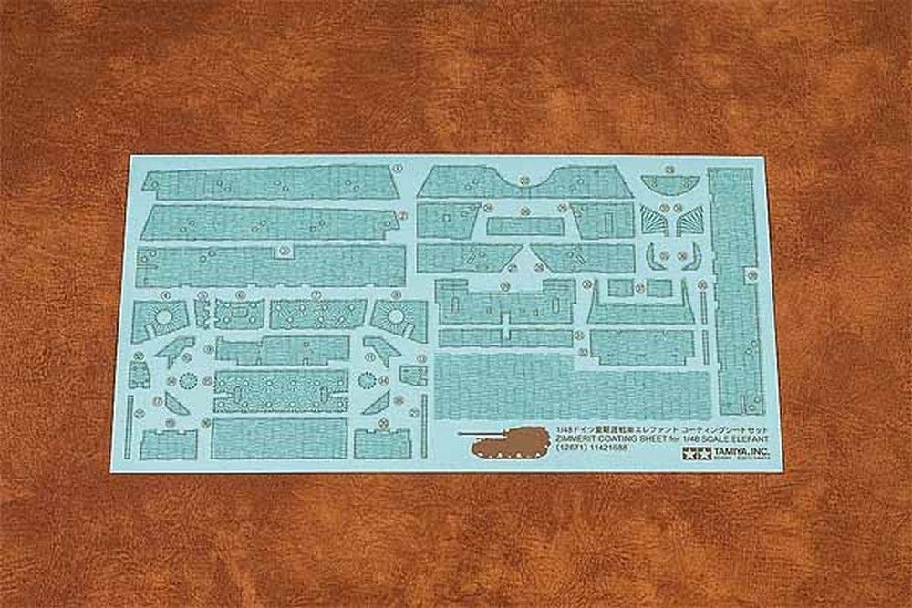 1/48 Elefant Zimmerit Sheet